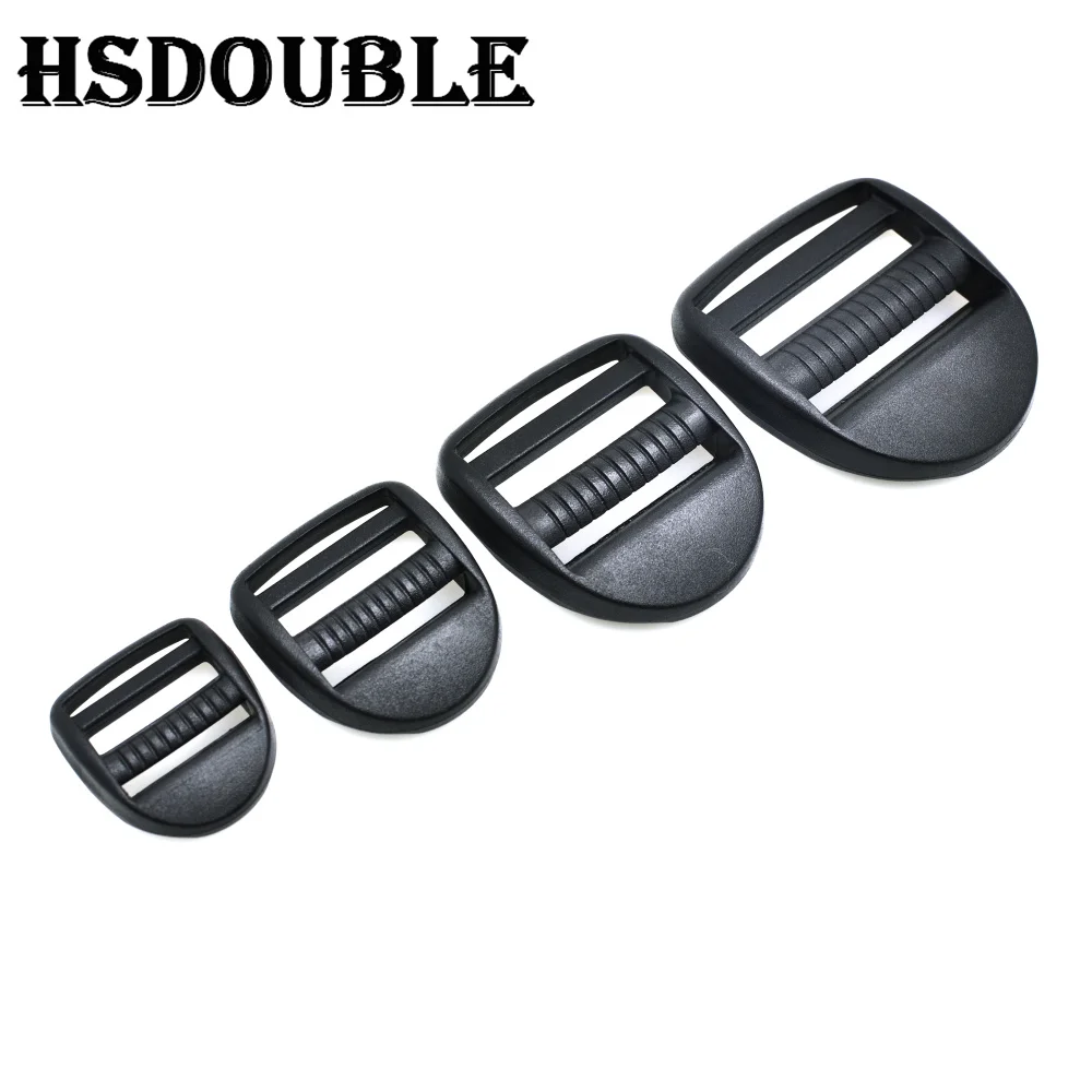 Plastic Ladder Lock Slider Adjustable Buckle for Tactical Backpack Straps Bag Parts Hardware