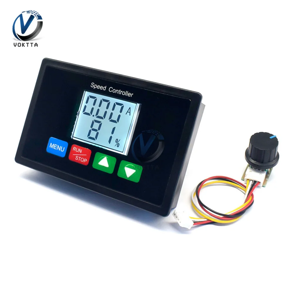 Imagem -04 - Lcd Smart Digital Display Controle Remoto sem Fio Pwm dc Motor Velocidade Controller Ajustável 1055v 60a 12v 24v 36v 48v 0100