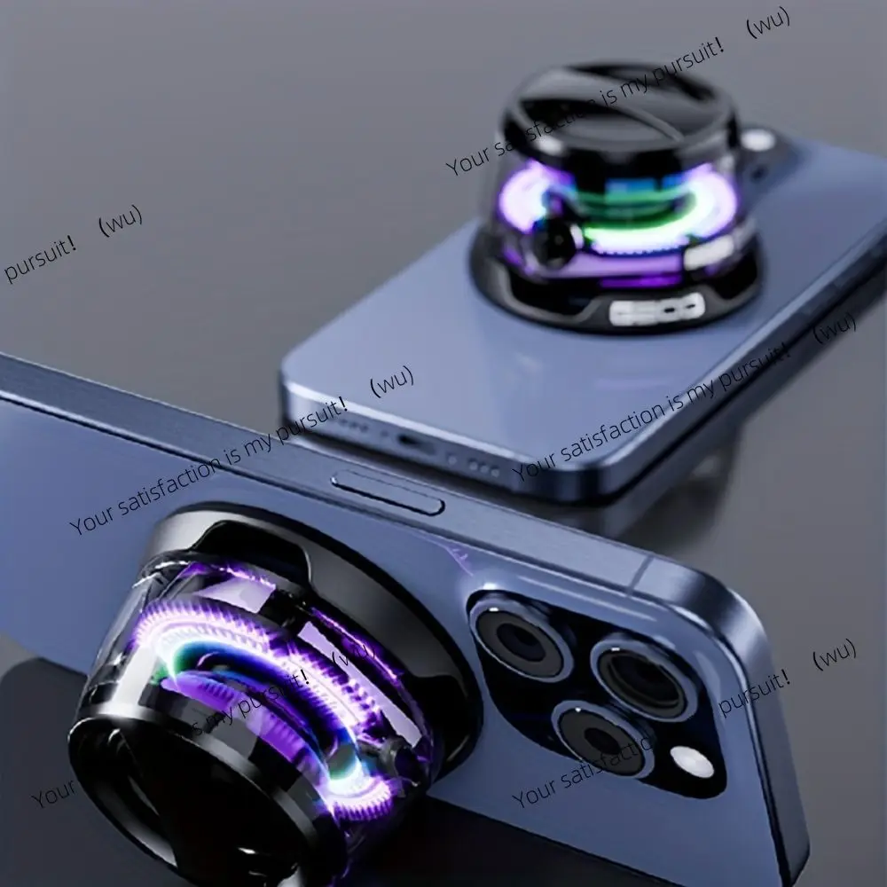 2-in-1 Mini Bluetooth Speaker with RGB Lighting Stereo Sound Subwoofer Wireless Sound Box High Sound Quality Magnetic