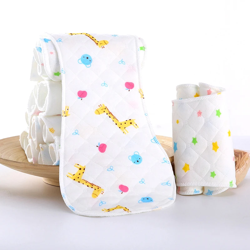 1Pcs Print Star Deer Inserts For Reusable Cloth Nappy Washable Inserts Liners Baby Cloth Diaper Nappies For Diaper Pocket