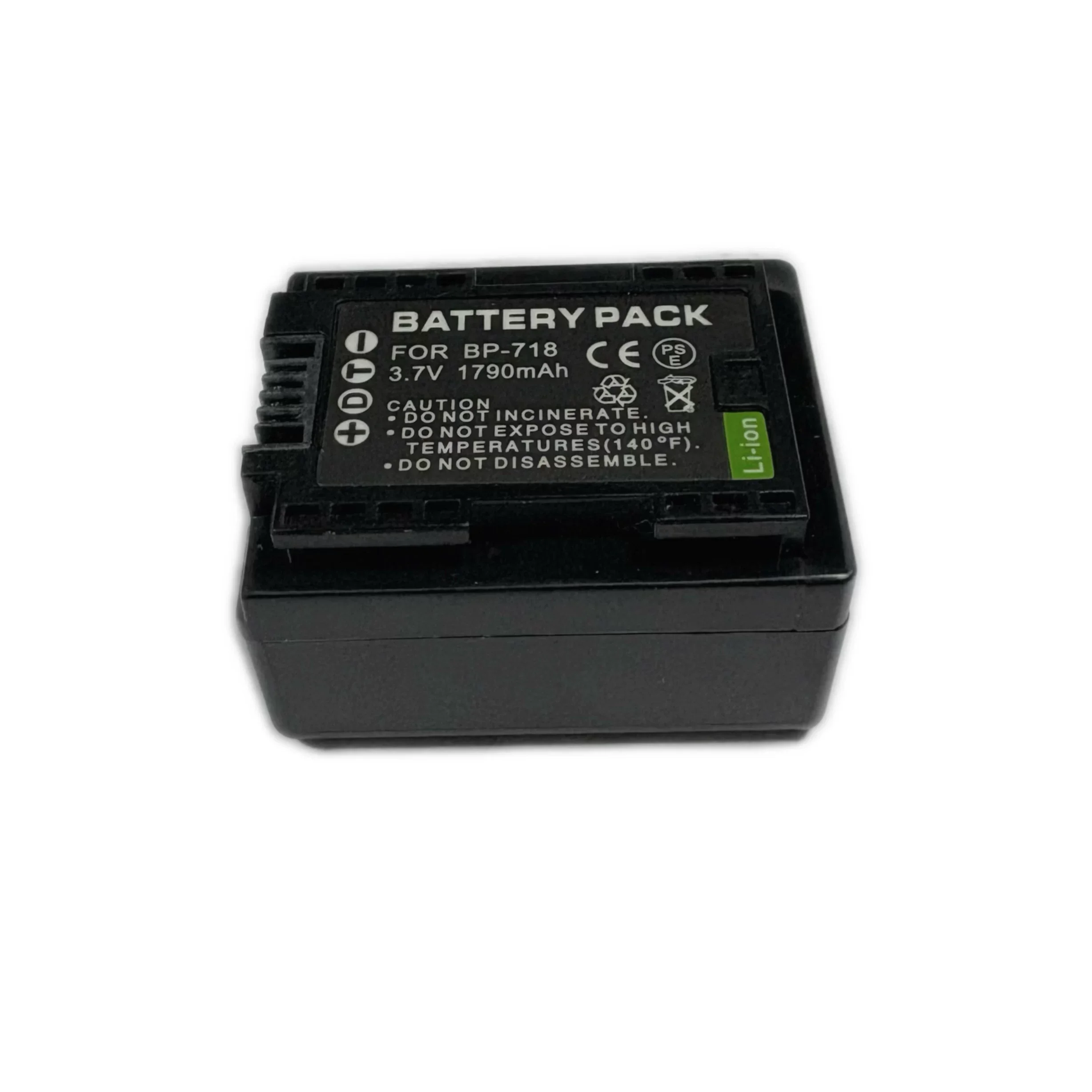 new for Canon BP-727  BP-718  HFR38 HFR48 HFR56 HFR66 HFR76 battery