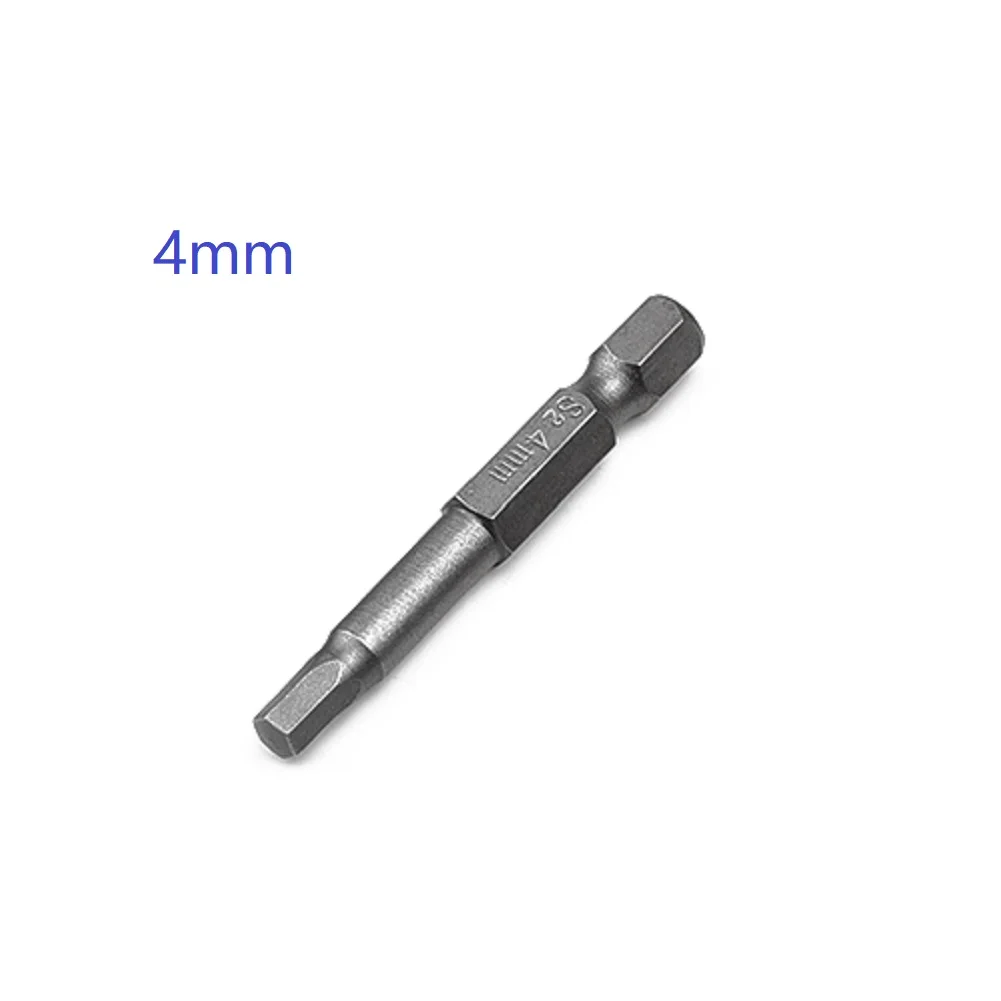 Punta de destornillador magnético, broca eléctrica Hexagonal de acero de aleación, vástago hexagonal de 1/4 pulgadas, longitud de 50mm, piezas de herramientas, 1 ud.