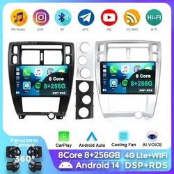For Hyundai Tucson 2004 2005 2006 2007 2008 2009 Android 14 Car Radio Multimedia Stereo Video Player GPS Navigation Carplay Auto
