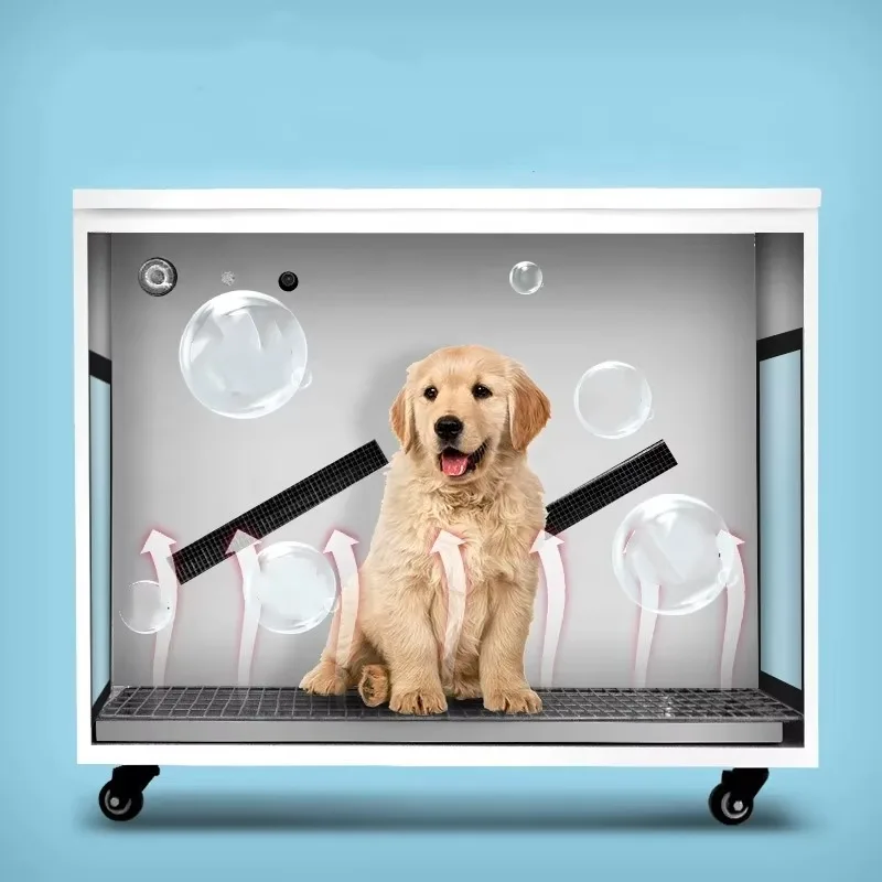 

Low Noise Automatic Large Pet Hair Dryer Box for Large Sized Dogs with 4 Fans Smart Pet Hair Blowing Water Drying Box