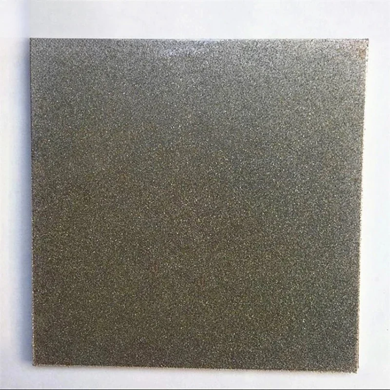 200×200mm手磨きパッド-ダイヤモンド研磨板-ガラス・翡翠用スタンプ研磨ディスク