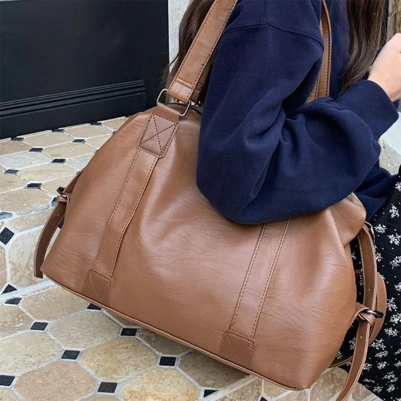 

A3PE Retro Styles PU Leather Crossbody Bag for Women Handbag with Adjustable Strap