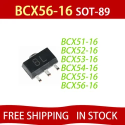 50pcs BCX56-16 SOT-89 BCX56 BCX51-16 BCX52-16 BCX53-16 BCX54-16 BCX55-16 SOT89 transistor NPN 1A 80V