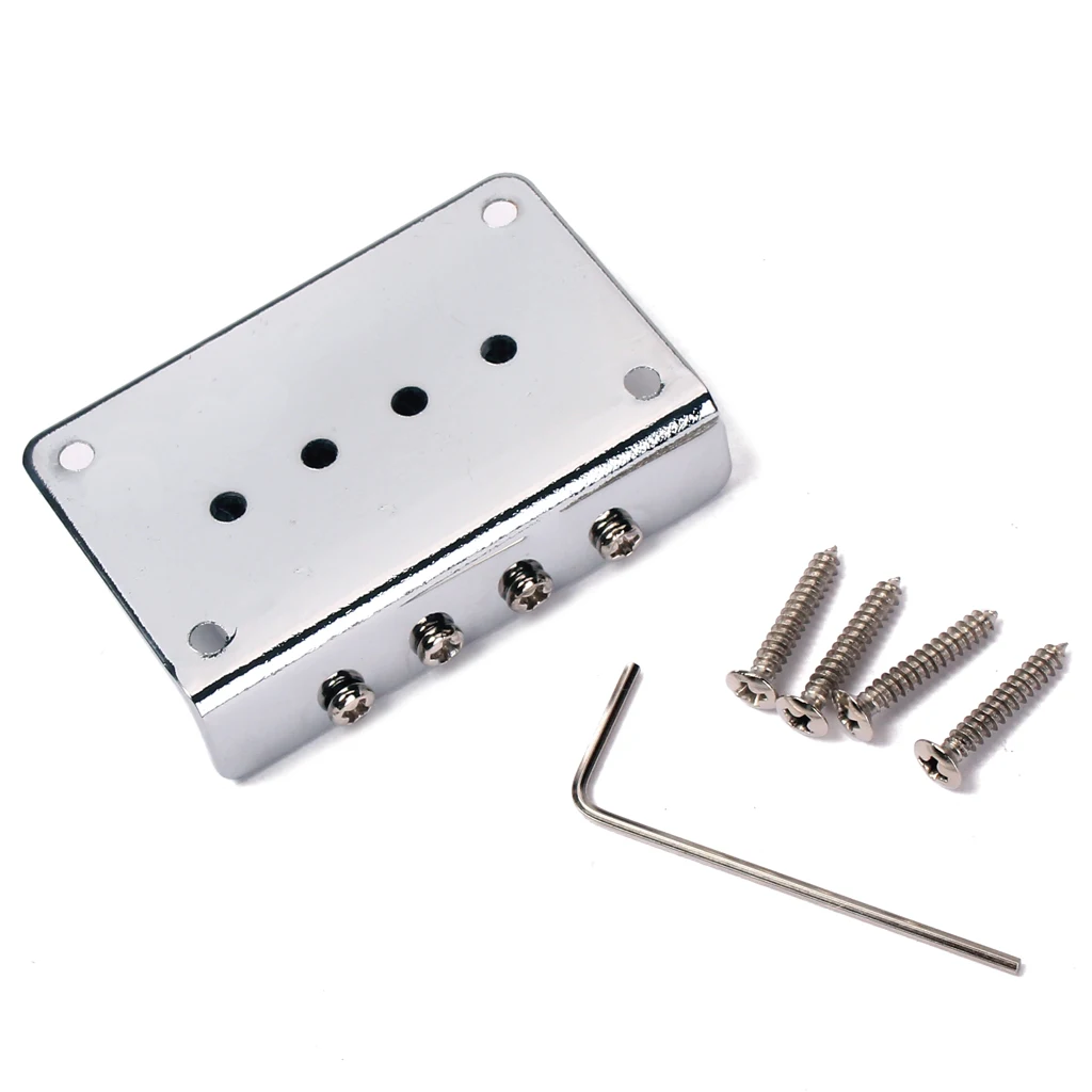 Pont de guitare électrique hardtail en métal avec rouleaux, accessoire pour guitares Cigar Box et outils de guitare