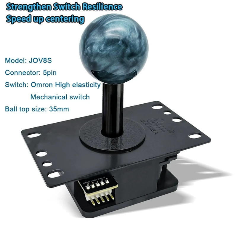 

For Qanba Gravity Mechanical Arcade Joystick JOV8S Shafts Silent Lever Joystick Arcade Accessories Quick DIY Parts