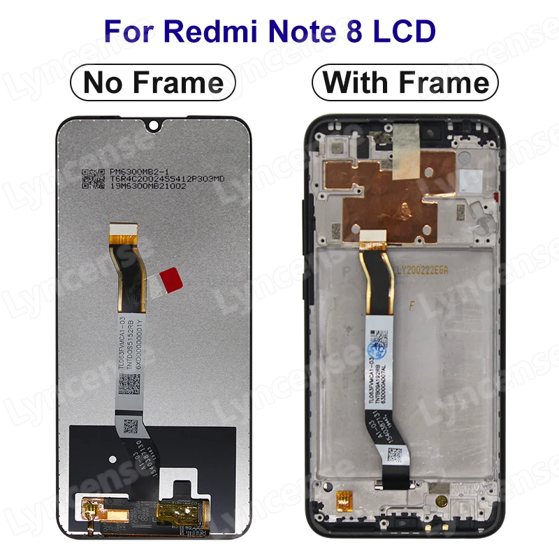 CHOICE For Redmi Note 8 LCD Display M1908C3JH Screen Touch Digitizer Assembly For Redmi Note 8 Pro Display LCD M1906G7I Parts