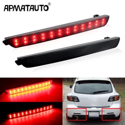 2Pcs LED Rear Bumper Reflector Warning Light For Mazda 3 04-09 Mazdaspeed 3 07-09 Axela BK5P/BKEP/BK3P Braking Brake Light