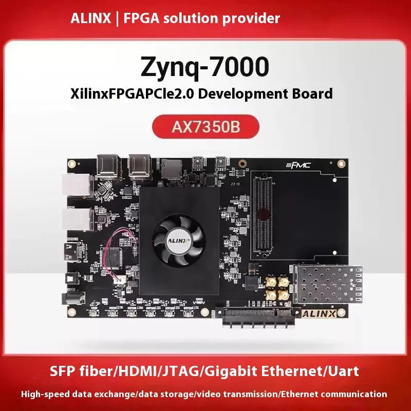 

AX7350B,ZYNQ XC7Z035 FMC PCIE,ALINX,Zynq7000,XILINX FPGA PCLE2.0 develop board