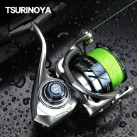 TSURINOYA METAL spinning reel 165g MERLIN 1000 C2000S Saltwater Reel 5KG Max Drag Stainless Steel Bearing