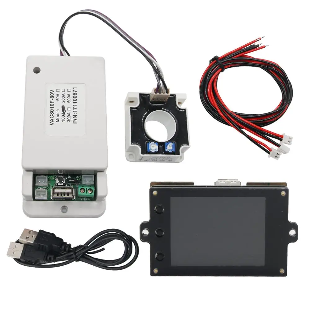 

Wireless DC 80V 100A VOLT AMP AH SOC Remaining Capacity Battery Monitor Meter