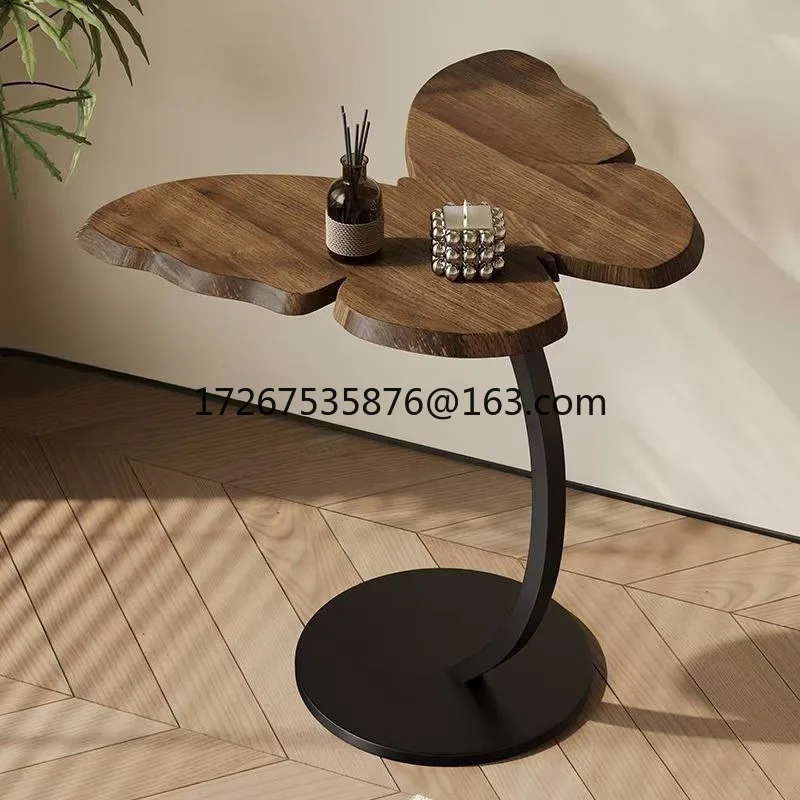 

New Chinese butterfly floor small coffee table household living room sofa side table modern simple bedroom side cabinet