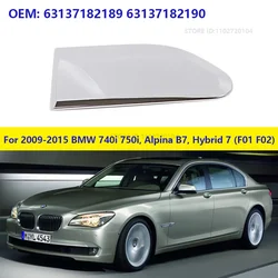 크롬 트림 사이드 마커 라이트 펜더 몰딩 63137182189 63137182190, 2009-2015 BMW 740i 750i, 알피나 B7, 하이브리드 7 (F01 F02)