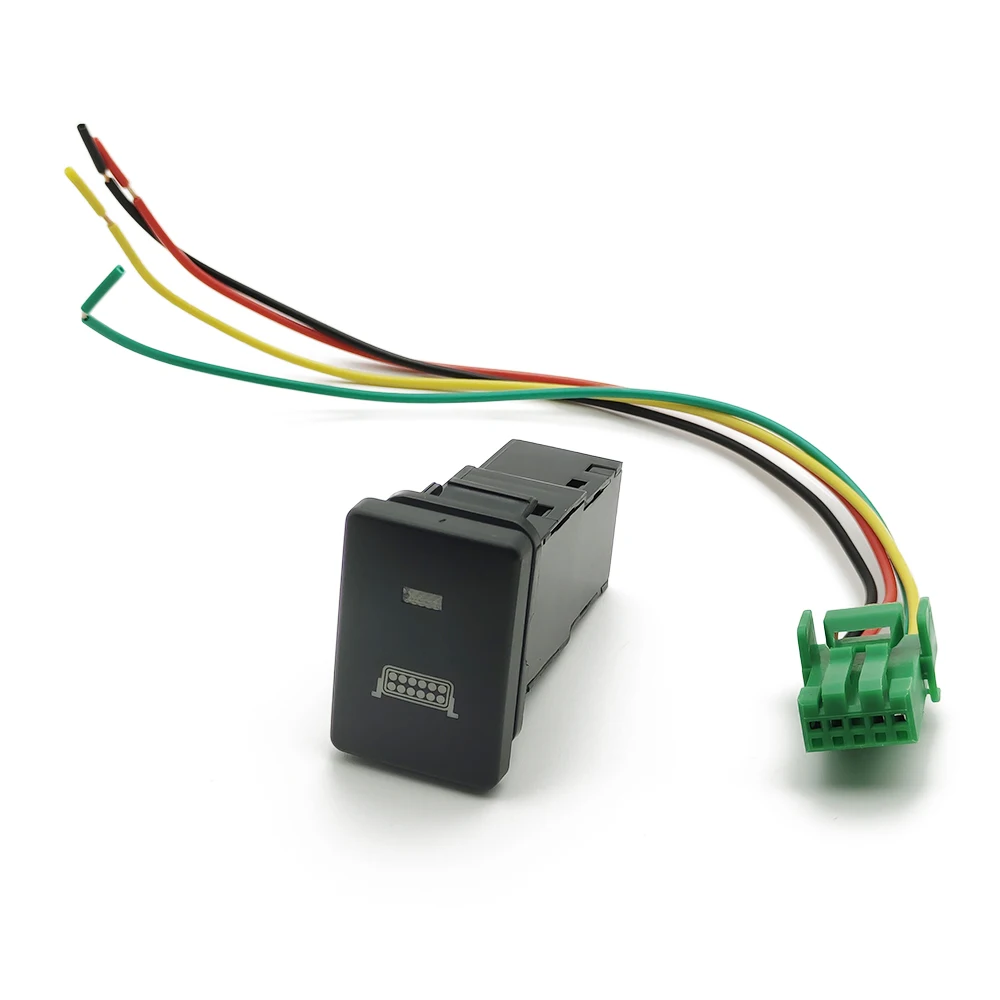 Interrupteur Bouton-poussoir LED Orange Pour Suzuki Jimny 2019-2021 - 12V, 4 Fils, Pour Phares Antibrouillard, Coffre, Etc. - 11