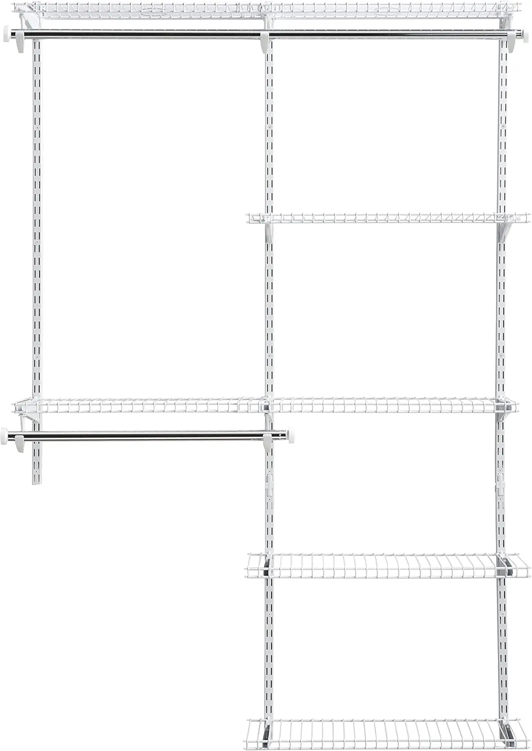 Konfigurationen benutzer definierte Schrank Deluxe-Kit, weiß, 4-8 Fuß, fg3h8900wht