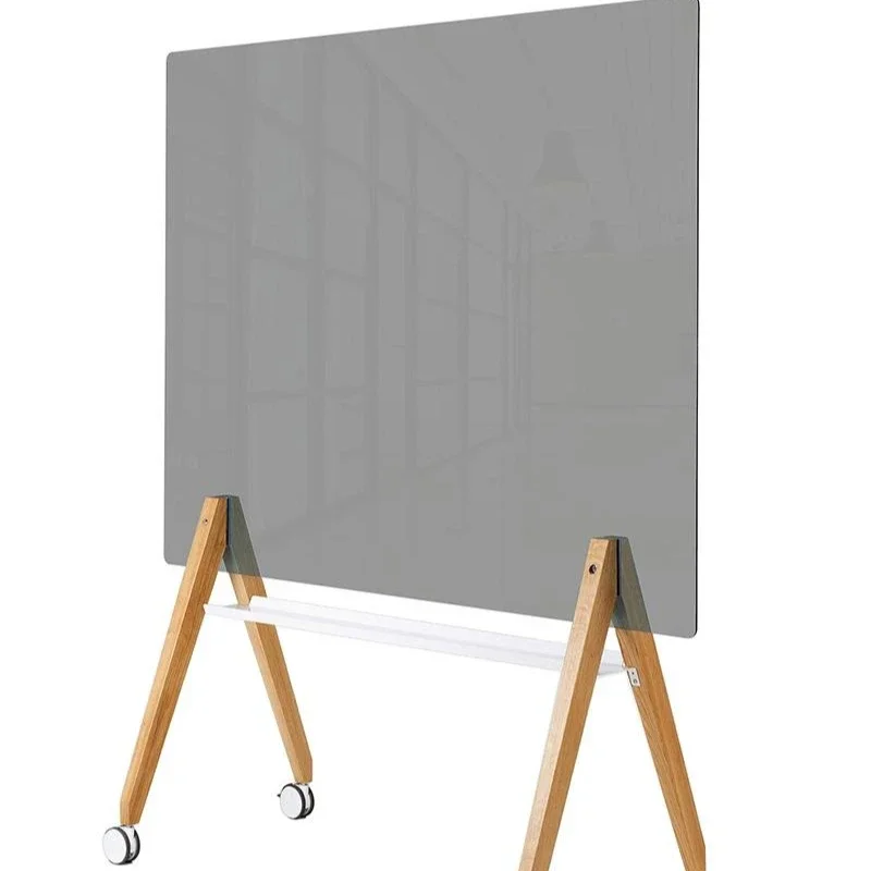 Whiteboard, writing board, erasable, movable stand type handwritten blackboard with wheels