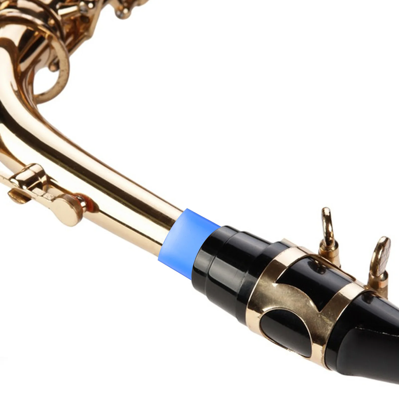

4pcs Saxophone Neck Sleeve Silicone Alto Sax Seal Ring Repair Part Accessories Soft Durable Cover For Alto Tenor Saxophone Parts