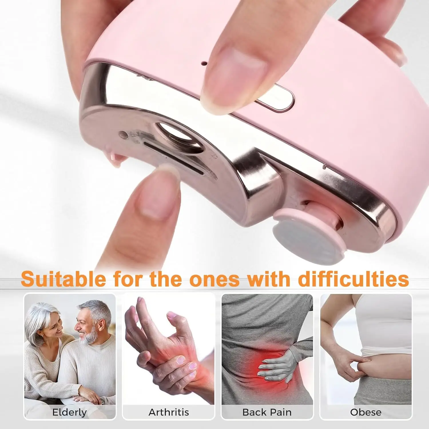 2 In 1 Electric Nail Clippers Manicure Anti-Splash Nail Trimmer For Baby Finger Toe Scissors Pedicure Thick Nails Cutter Tools