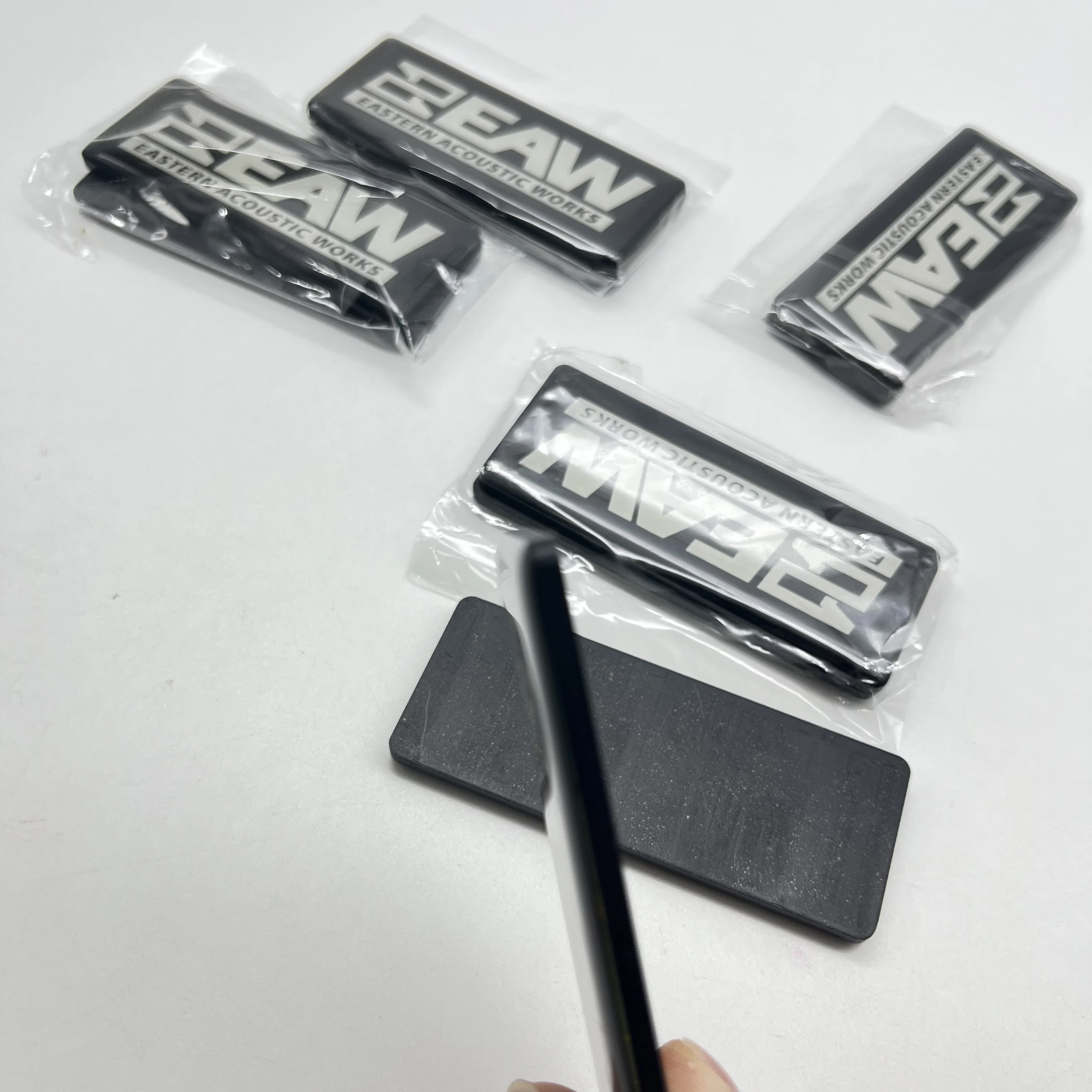 5Pcs 10pcs 80x32mm Acrylic Material For EAW Logo Signage Sign Nameplate Fit Audio Amplifier Speakers Loudspeaker Horn Car Stiker