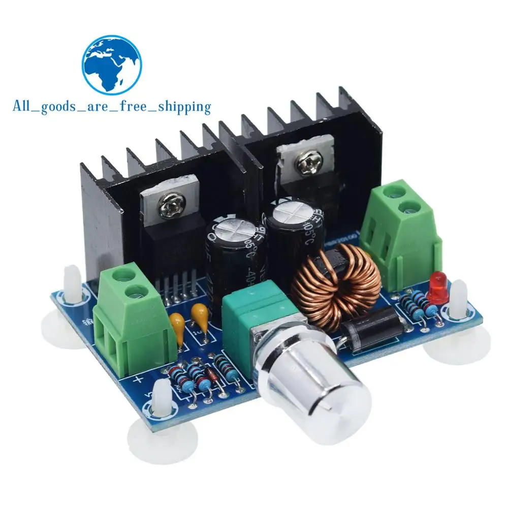 XH-M401 DC-DC Step Down Buck Converter Power Supply Module XL4016E1 PWM Adjustable 4-40V To 1.25-36V Voltage Regulator 8A 200W