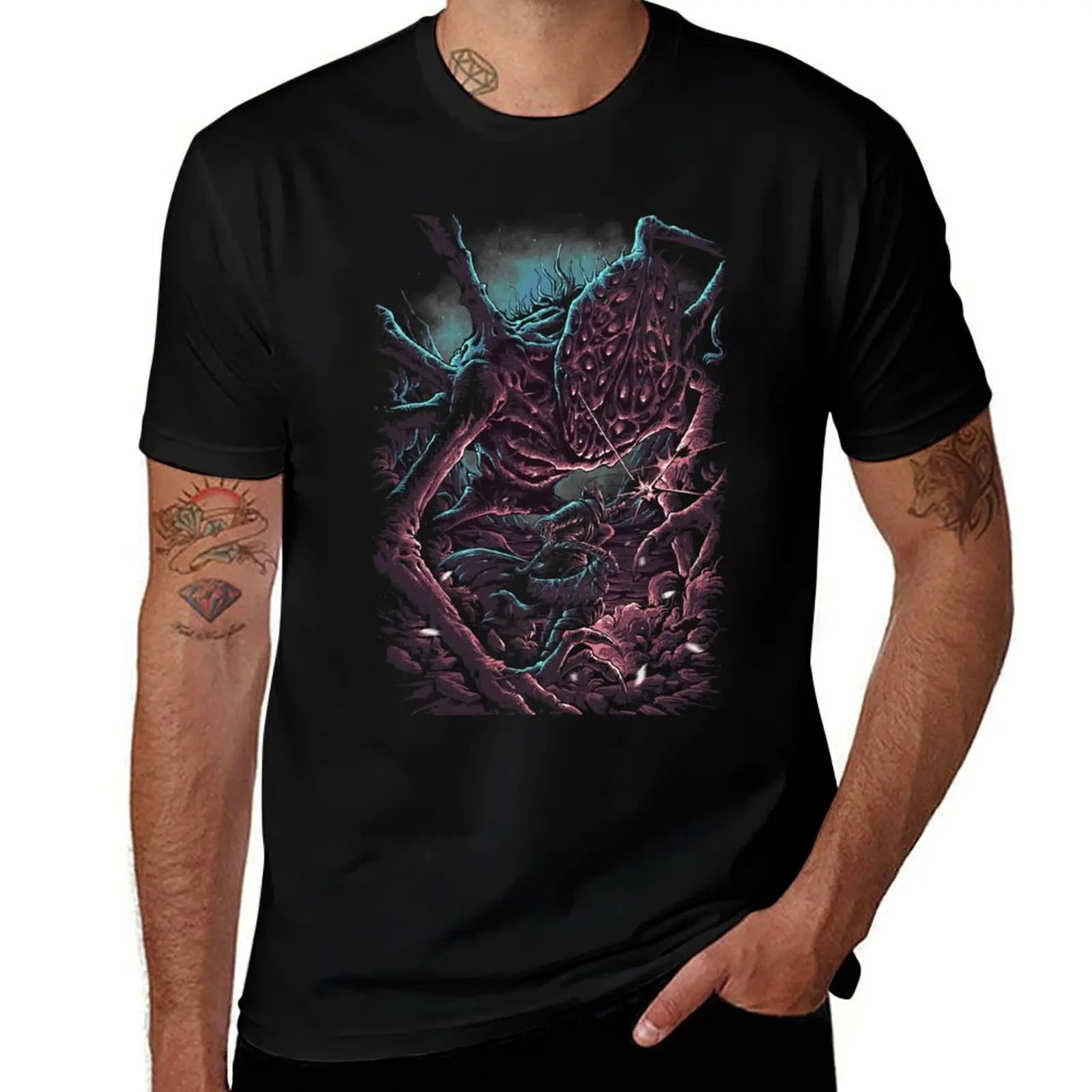 Into Nightmare T-Shirt Basic Crew Neck Short Sleeve Top T-Shirt