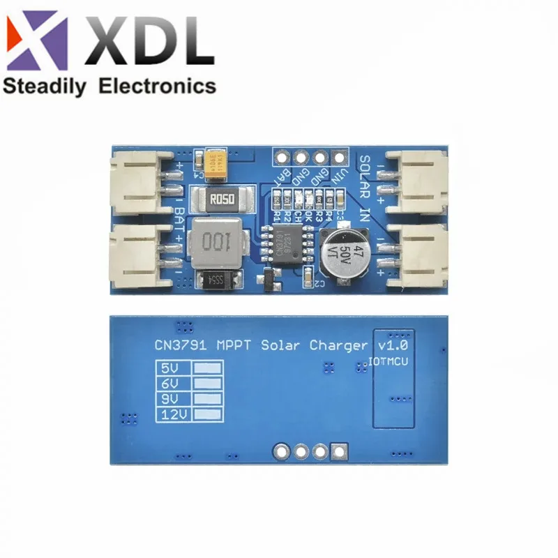 1 Cell Lithium Battery Charging 3.7V 4.2V CN3791 MPPT Solar Panel Regulator Controller Module 5V 6V 9V 12V
