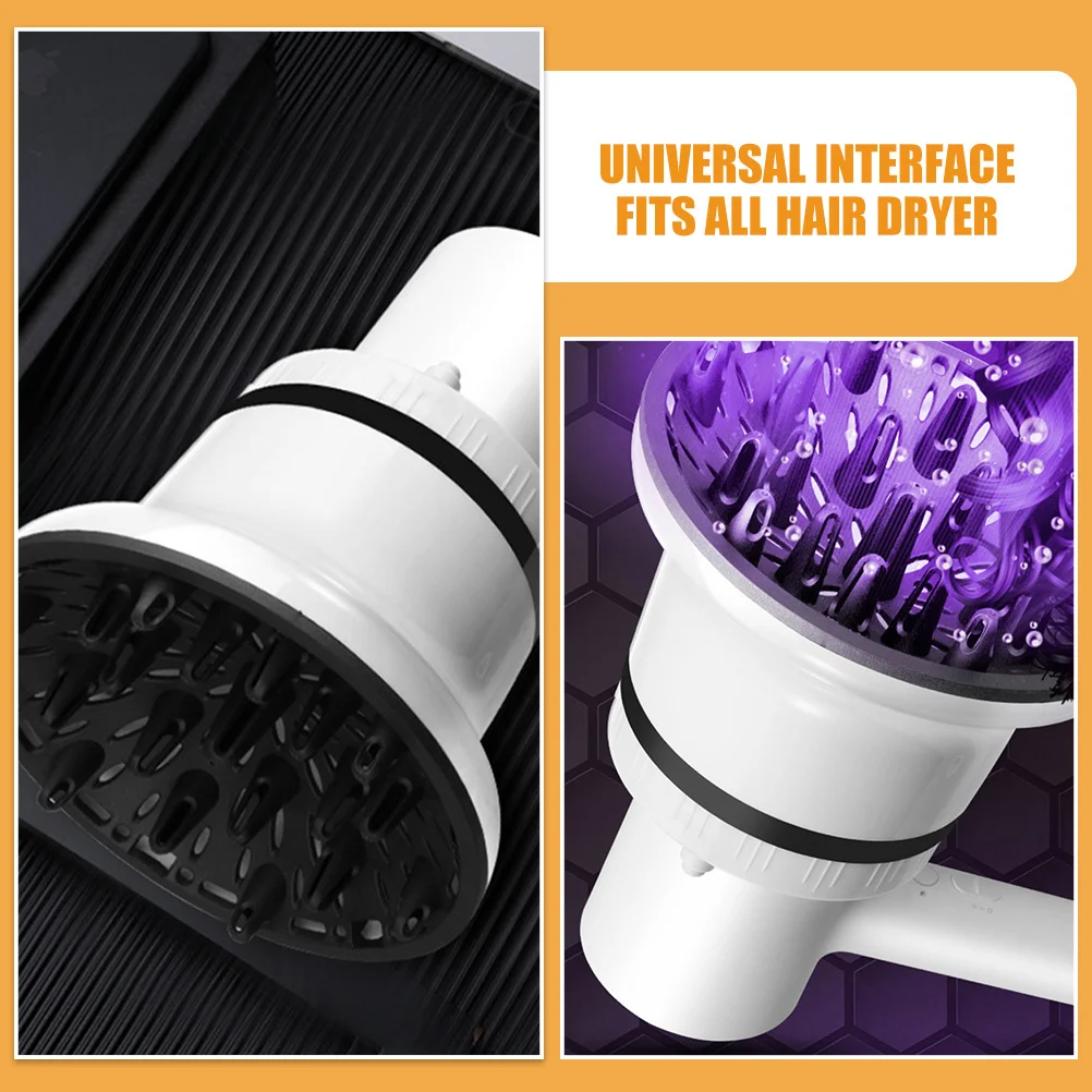 Universal Hair Diffuser Attachment Multifunctional Styling Tool for Curly Wavy Hair Quick Drying Comfortable Use