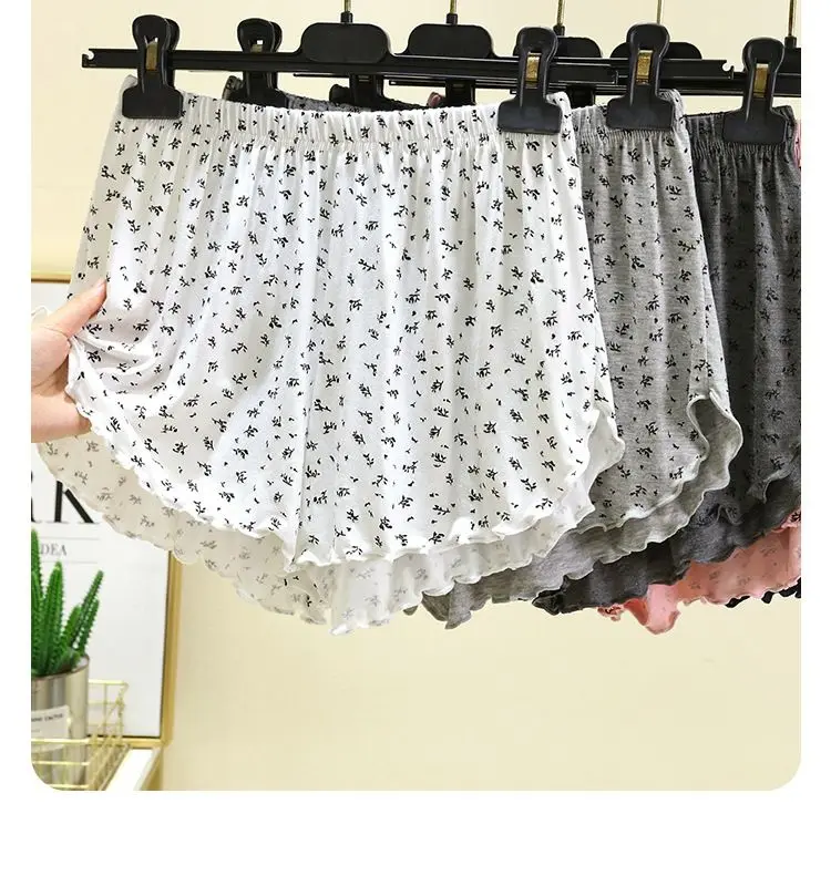 

Cute Little Deers Pajama Shorts Women Elastic High Waist Straight Short Pants Summer Sweet Home Underwear New Y2k Sweatshorts