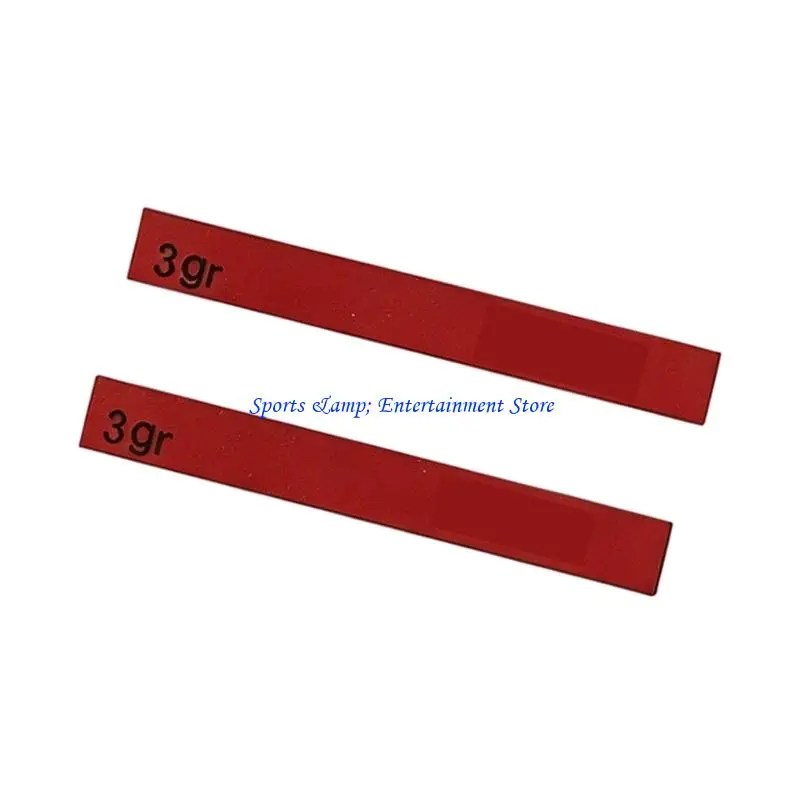 G7NF 2Pcs Tennis Racket Weight Balance Strips Tennis Racquet Tape Balance Pad