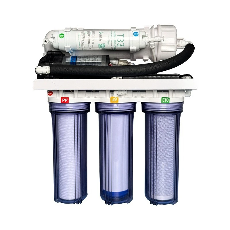 For Reverse Osmosis Water Purifier Large Flow Double Outlet Direct Drinking Under Kitchen Tap Water Filtration Descaling