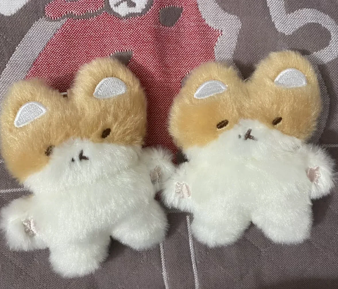 10cm KPOP BaekHyun Plush Doll Keychain Pop-up Store Mini Catcher Plush Doll Keyring BBH Bag Pendant BaekHyun Fans Collection