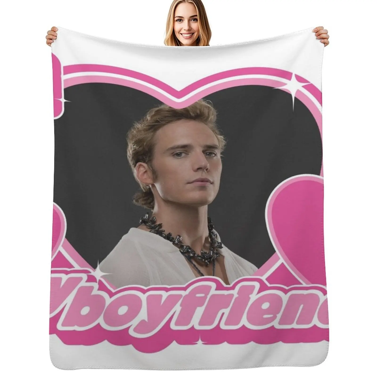 

Finnick Boyfriend Throw Blanket Loose cosplay anime Blankets