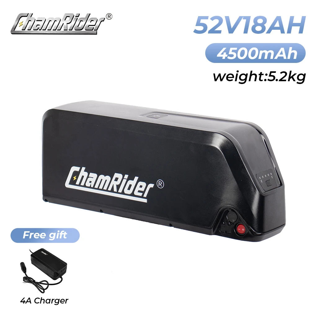 ChamRider Originele Accu 48V 20AH 52V E-bike Accu 36V Hailong Max 50A BMS 350W 500W 750W 1000W 1500W 21700 Cel BBS02 BBS03