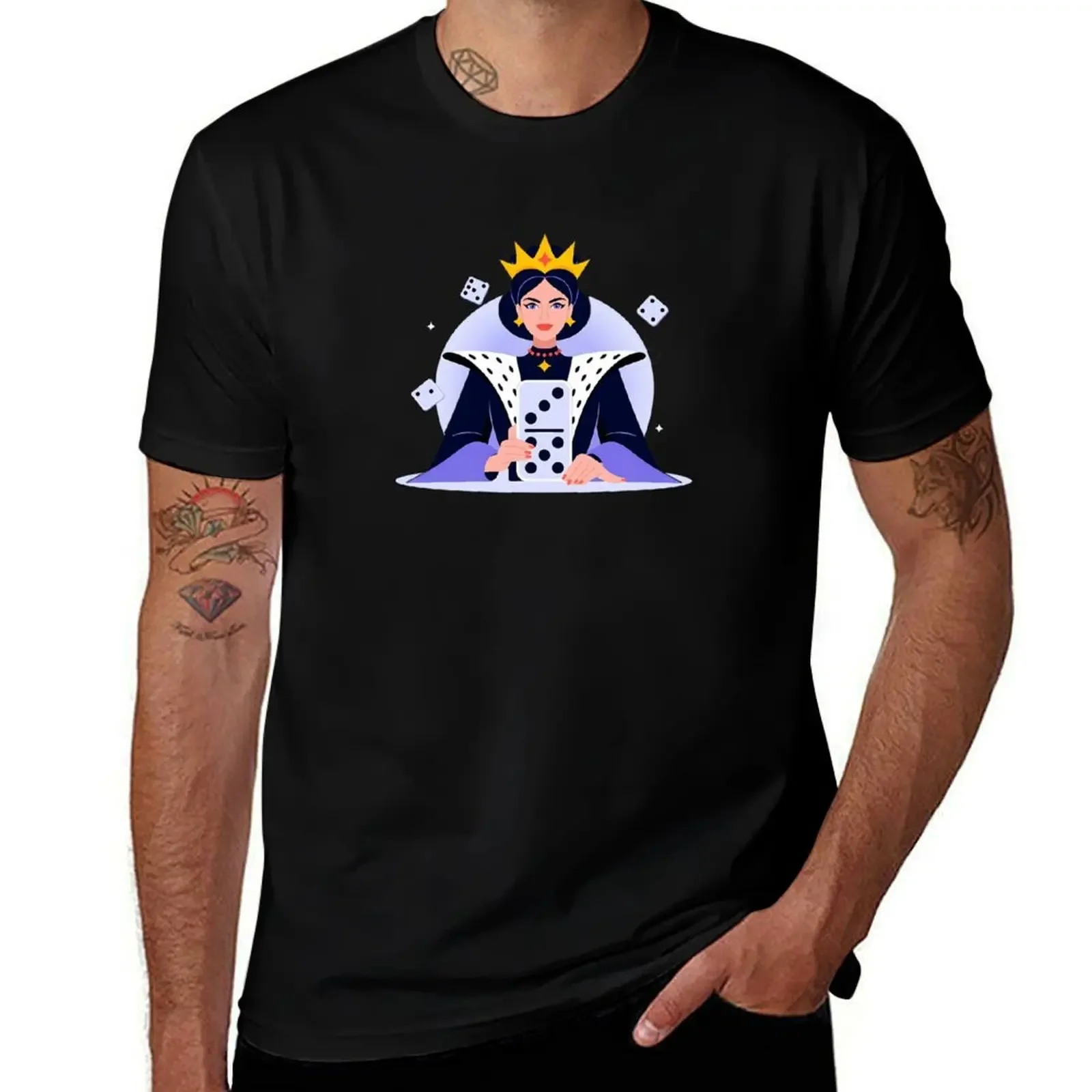 

Yahtzee Queen T-Shirt vintage graphics valentines boutique clothes sweat clothing for men