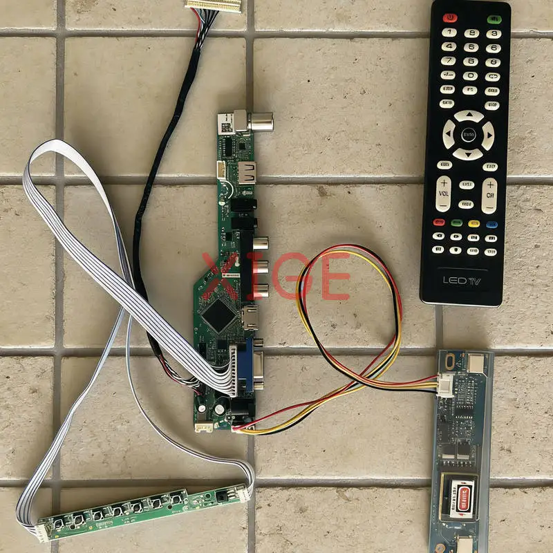 

For B170PW02 N170C1 B170PW07 B170PW04 Screen Drive Controller Board Kit DIY 2-CCFL 1440*900 1440x900 USB+AV+VGA+HDMI 30 Pin LVDS