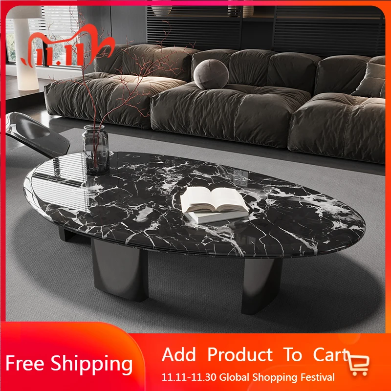 

High End Clear Coffee Table Unique Standing Aesthetic Industrial Coffee Table Minimalist Light Luxury Couchtisch Home Furniture