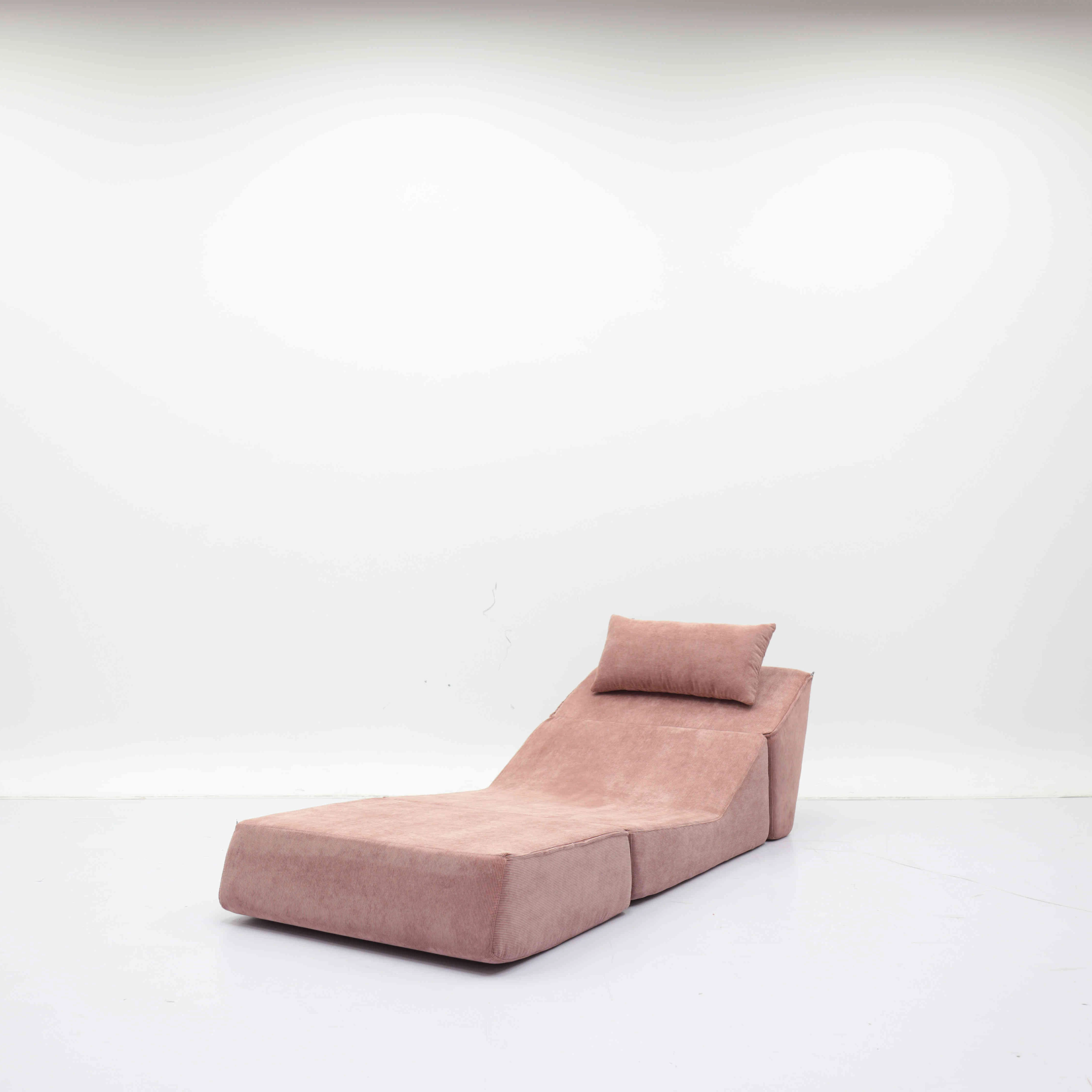 Modern Leisure Relax Modular Ottoman Corner Divan Living Room Bean Bag Sofa Lazy Couch High-Density Sponge Filled Genuine