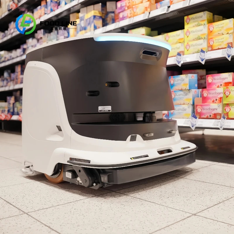 Customized Commercial Intelligent Cleaning Robot Auto Navigation 6-in-1 Scrub Sweep Mop Vacuum Disinfection Floor Cleaner