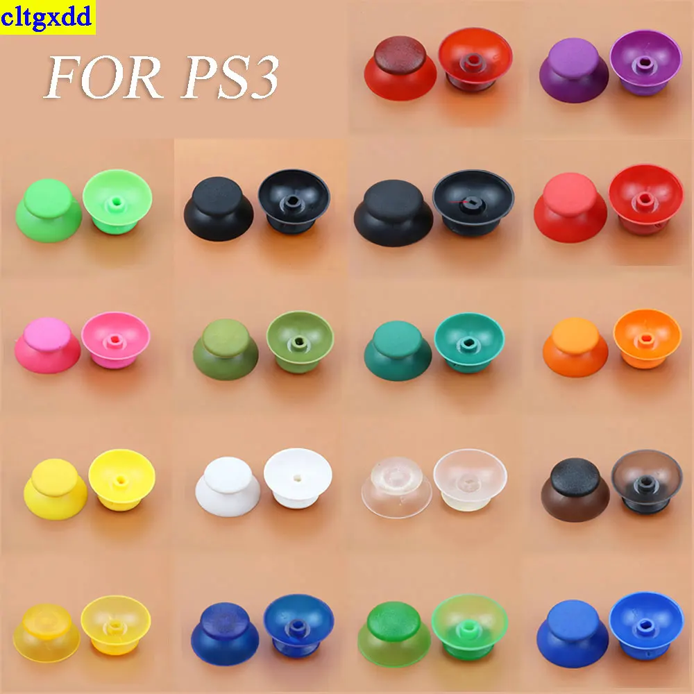 

2PCS thumb stick simulation stick cap game handle mushroom cover is suitable for PS3 replacement accessories mushroom head butto