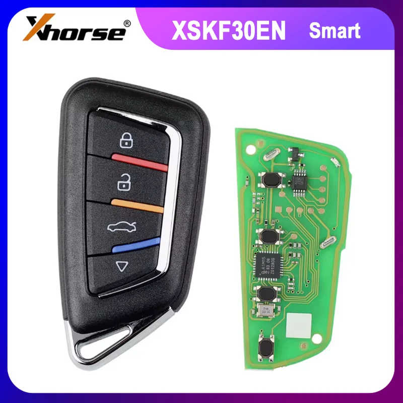 

1/2/5PCS Xhorse XSKF30EN Smart Key Knife Style 4 Buttons