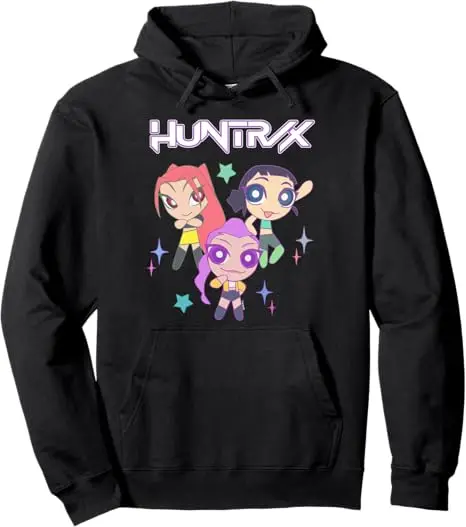 

KPop Demon Hunters Hoodies 2025 Vintage Merch Hoodie Men and Women Hip-hop Sports Pullover Sweatshirt