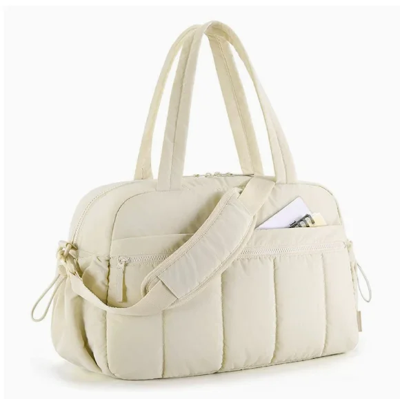 

Women's Large-Capacity Travel Duffel: Waterproof Gym & Weekender Bag with Wet Pocket, Perfect for Airport Carry-On Cabin Luggage