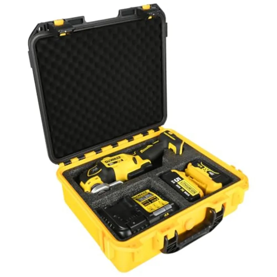 

Case for Dewalt Oscillating Multi Tool: Hard Carrying Case Storage Organizer Tool Box for Dewalt 20V Max Cordless Multitool Osc