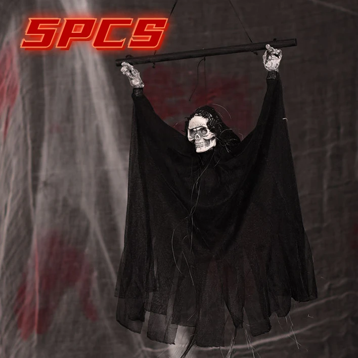 

Хэллоуин, ужас, скелет, подвесной призрак, секретная комната, украшение для дома с привидениями, светящийся маленький подвесной призрак, сложные реквизиты