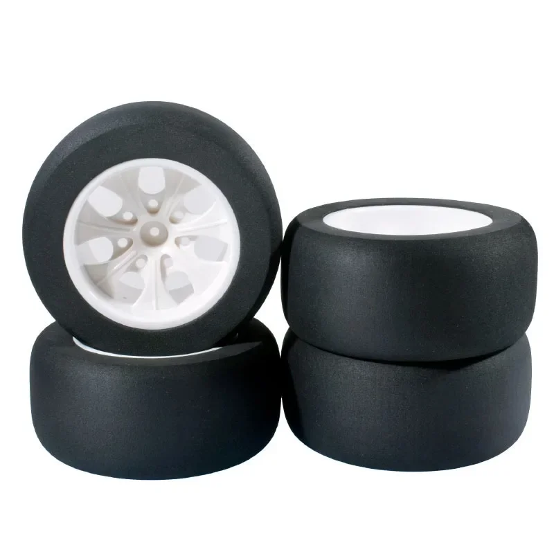 118 MM 4pcs  RC Rubber Sponge Tires Tyre Wheel Rim for HSP 1:10 Monster Truck 88005 HSP 94111 94108 94188