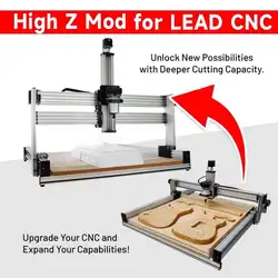 Lead CNC High Z Mod Bundle Enhanced Z Axis Height Modification Kit for Lead CNC Machine