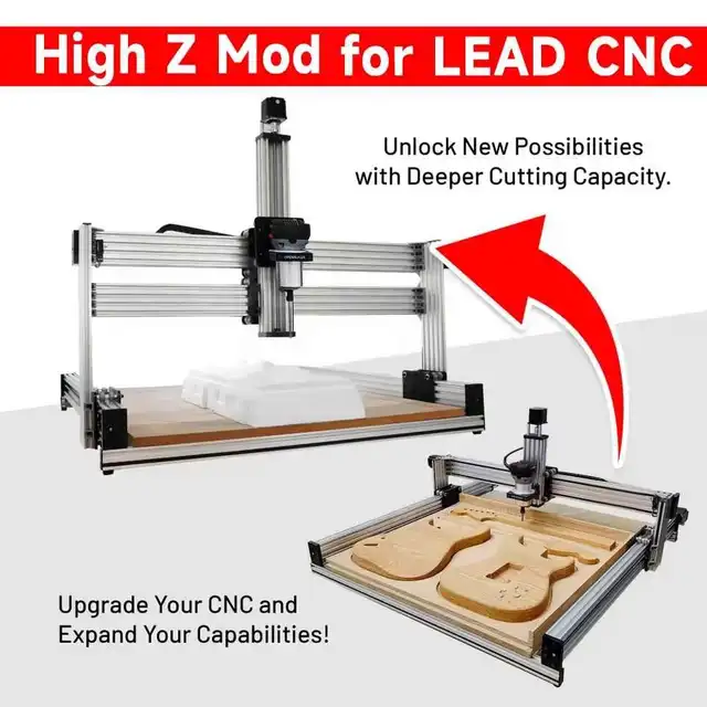 Zestaw ulepszonej modyfikacji wysokości osi Z CNC High Z Mod Bundle dla maszyny CNC Lead